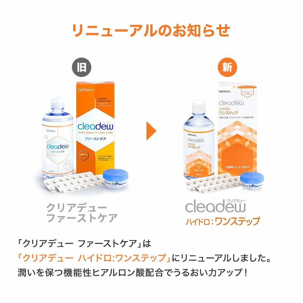 クリアデュー ハイドロワンステップ 360ml 28錠 1本 | 【公式